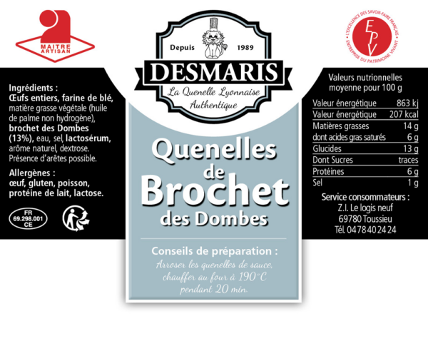 Quenelles de Brochet des Dombes